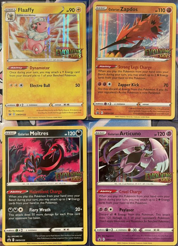 Pokemon Promo Ultra Rare Galarian Zapdos SWSH124