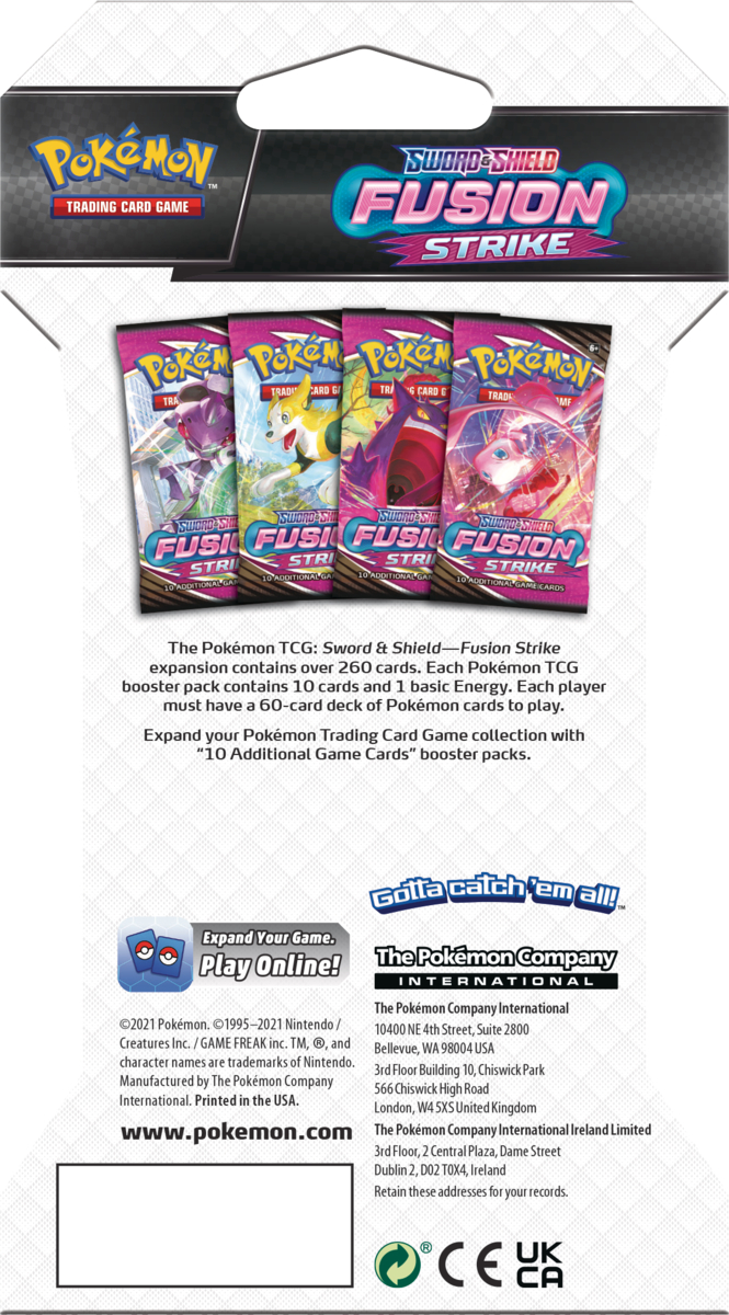 Pokemon TCG: Sword & Shield - Fusion Strike Elite Trainer Box - Mew [Card  Game, 2 Players] 