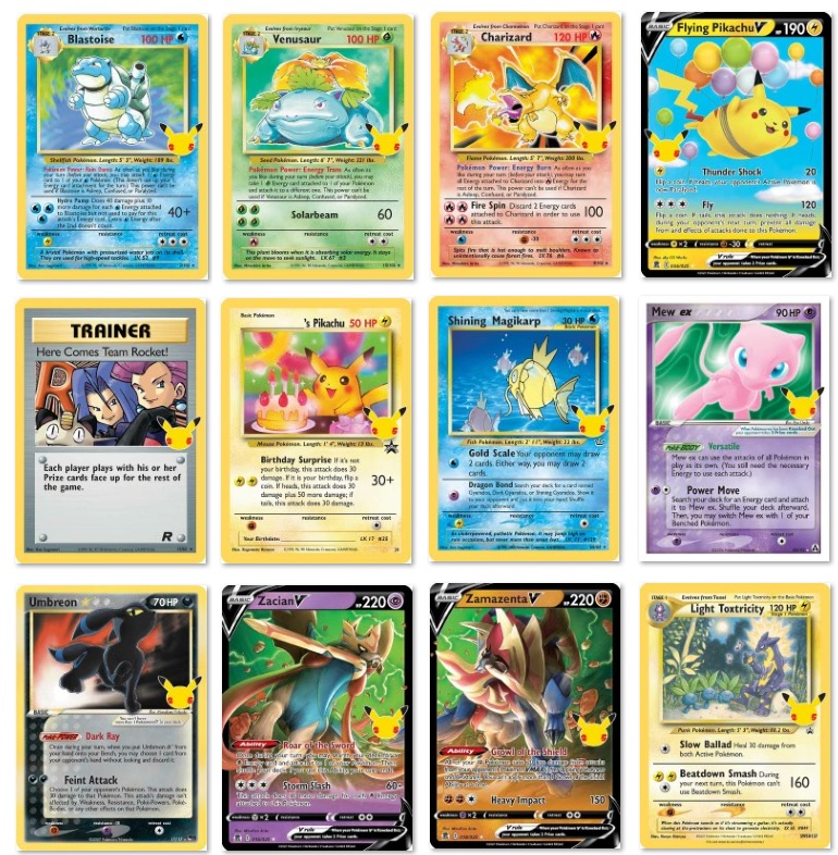  Dialga & Palkia - Pokemon Celebration Card Lot