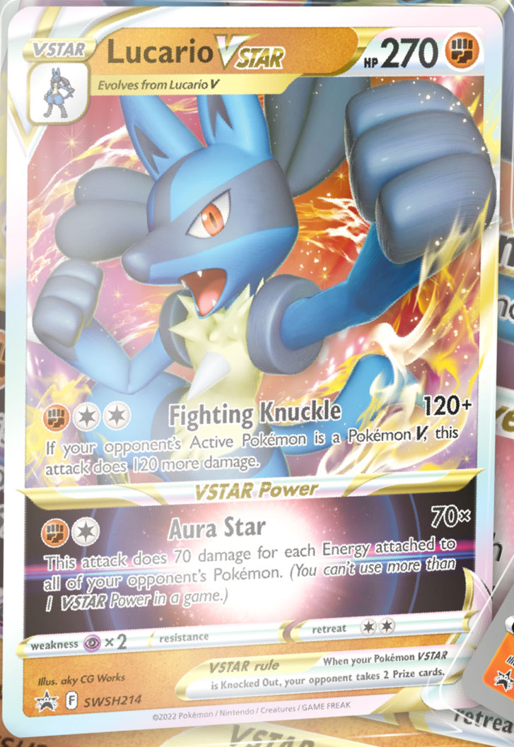 Pokemon TCG: VSTAR Premium Collection - Lucario, Card Games