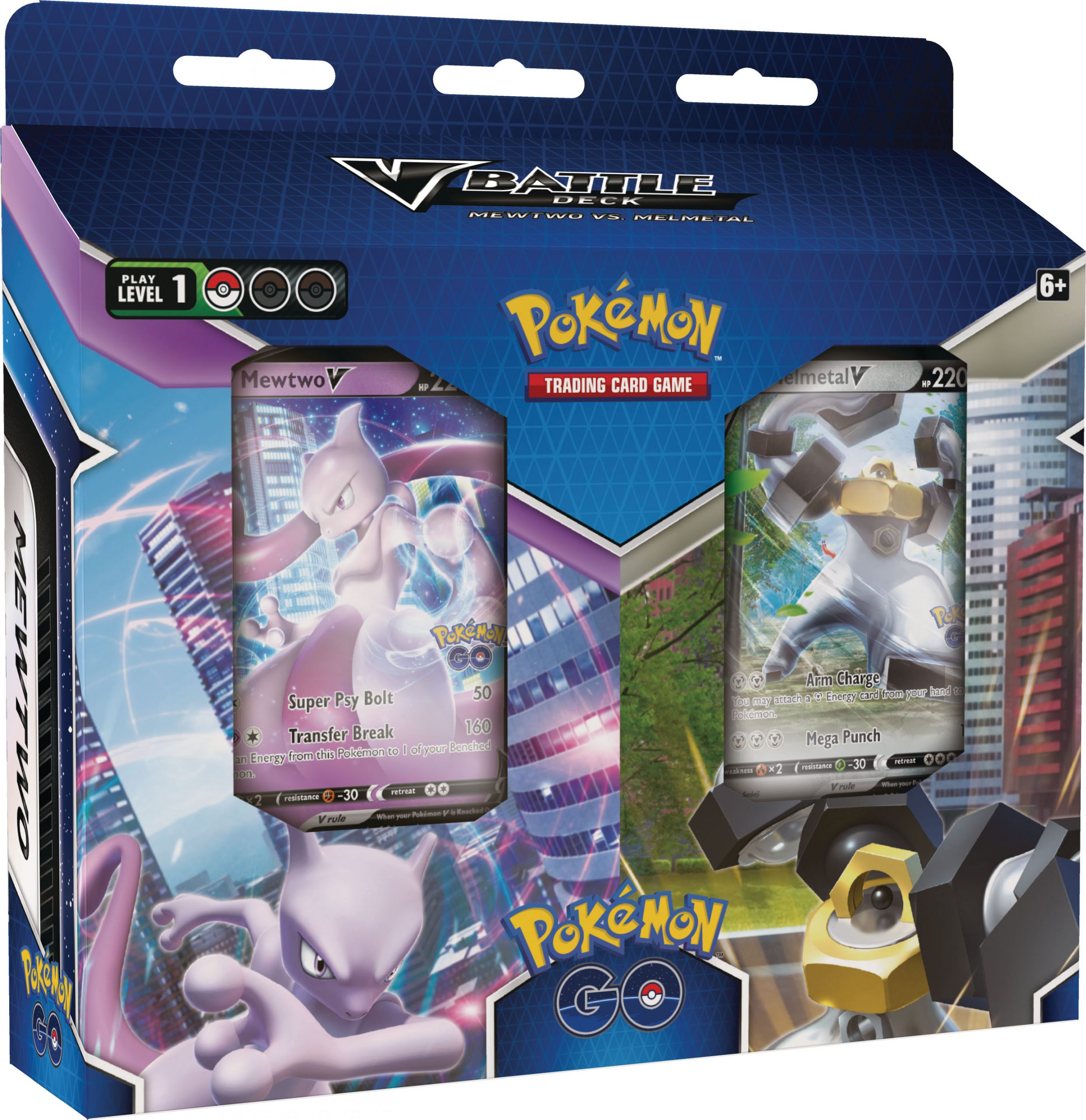 Deck Lists and Trainer Holos Revealed for Pokemon GO V Battle Deck - Mewtwo  vs. Melmetal 