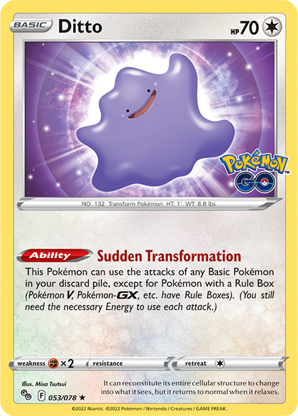 Ditto DS 39  Pokemon TCG POK Cards