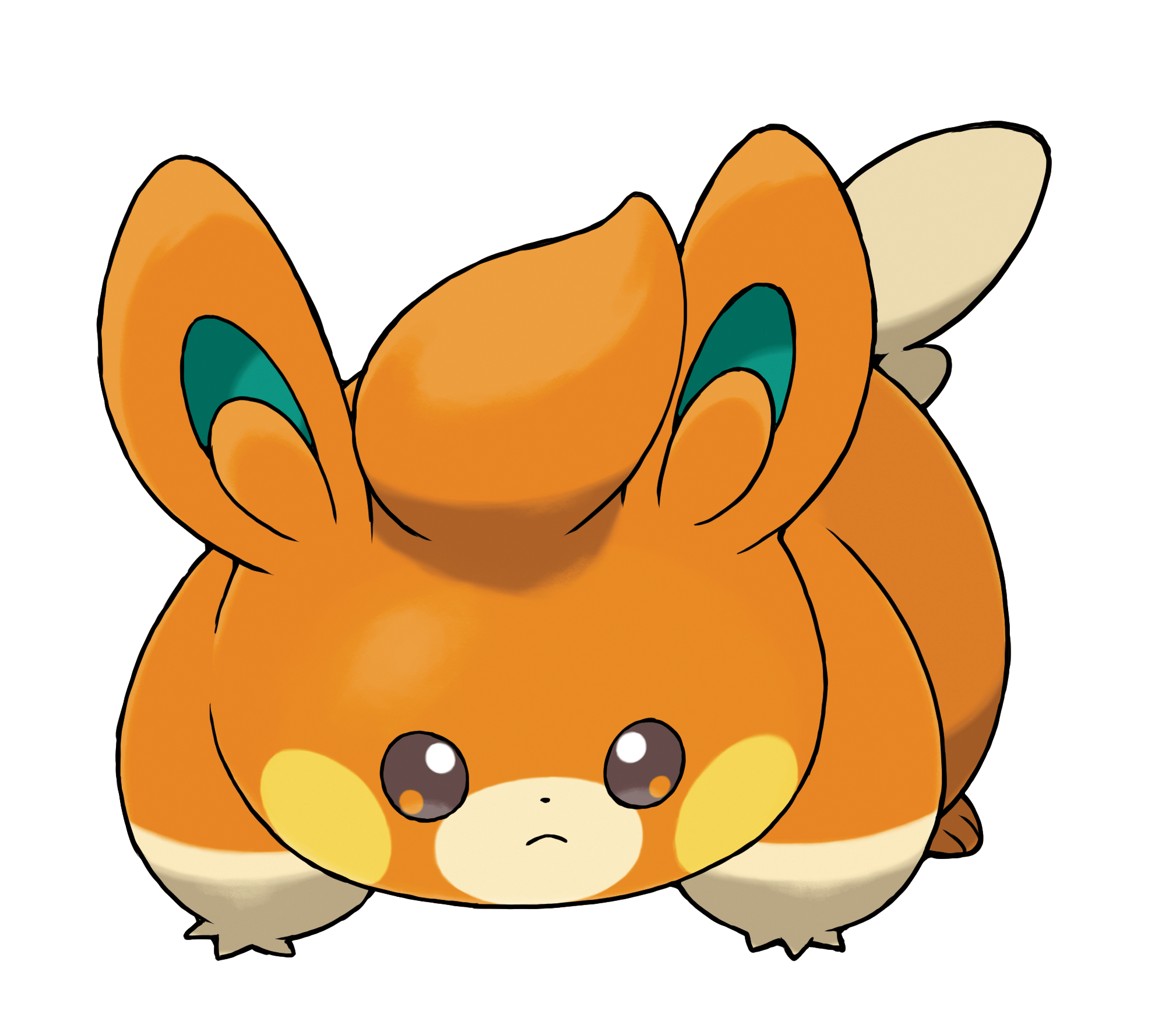 komepan, koraidon, miraidon, creatures (company), game freak, nintendo, pokemon, commentary request, highres, black sclera, closed mouth, colored sclera, looking at viewer, no humans, orange eyes, pokemon (creature), portrait, twitter username, wavy mouth