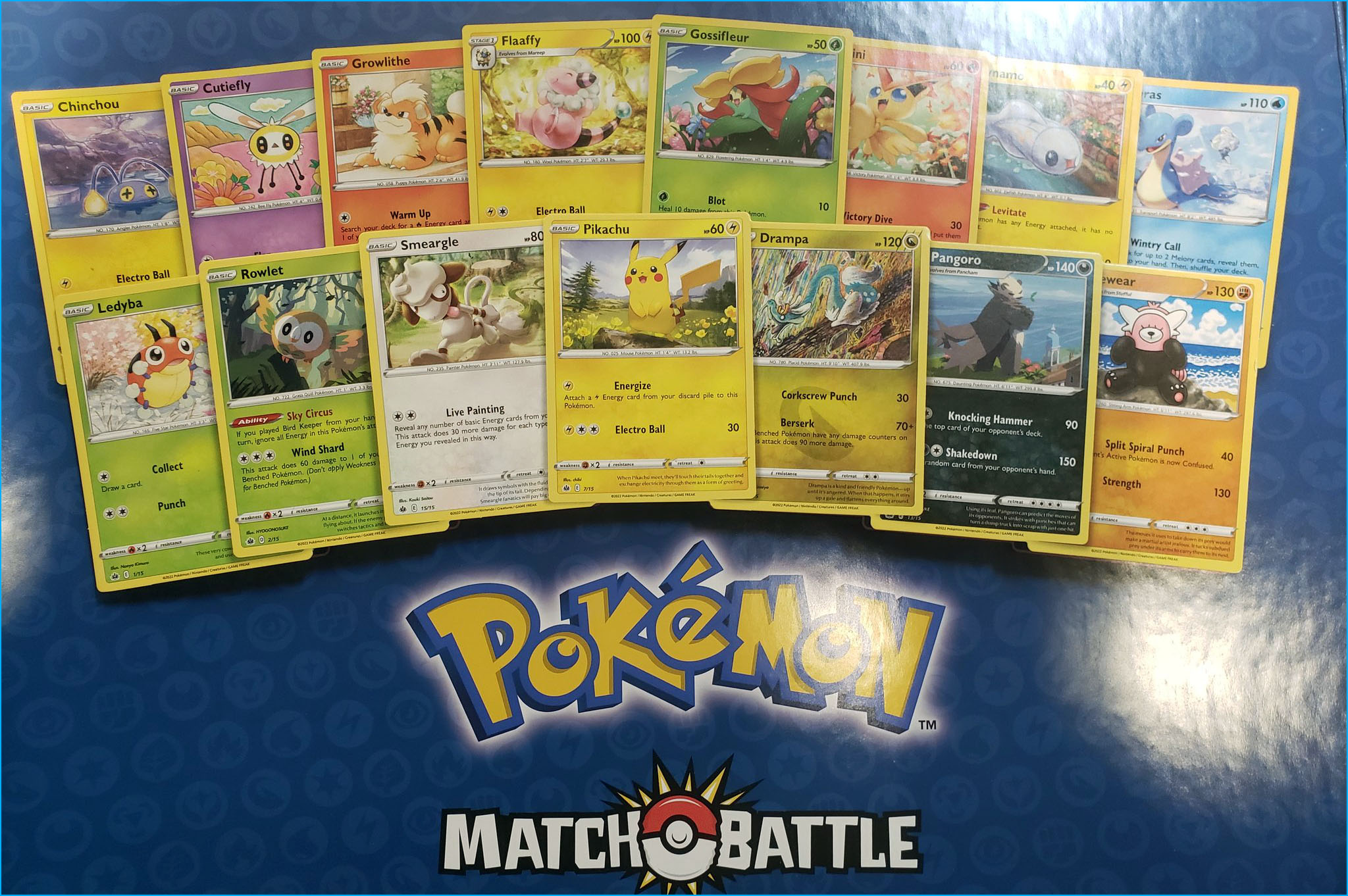 ¡Juego completo de 15 cartas Pokémon McDonalds EE. UU. JCC 2023 Happy Meal  Match batalla!