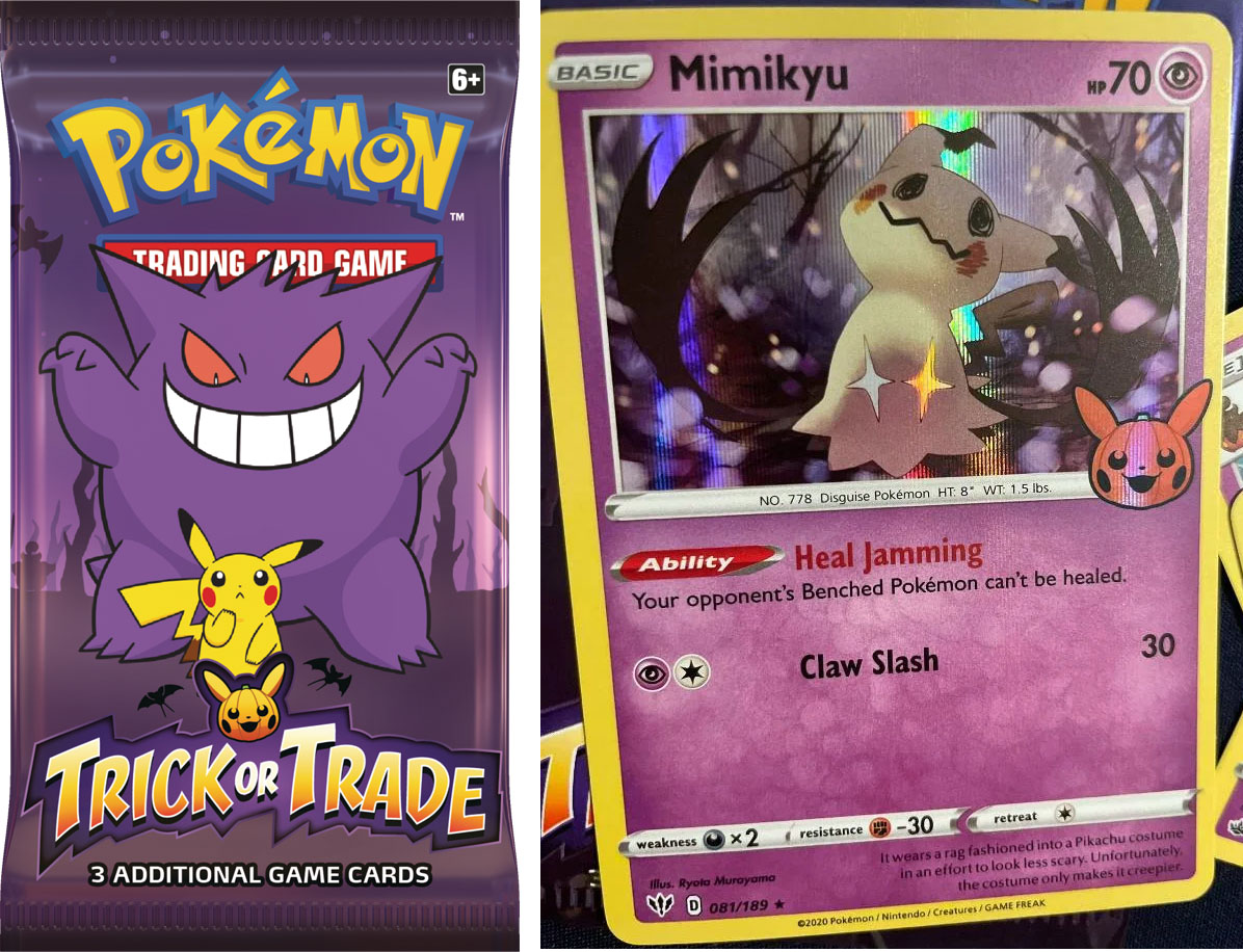 3 Bag Lot Pokemon Trick Or Trade Halloween BOOster Bundles 120 minipack