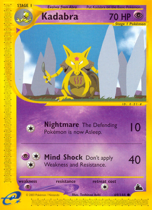 After 21 Years, Kadabra Officially Returning to the Pokemon TCG in Pokemon  Card 151! 