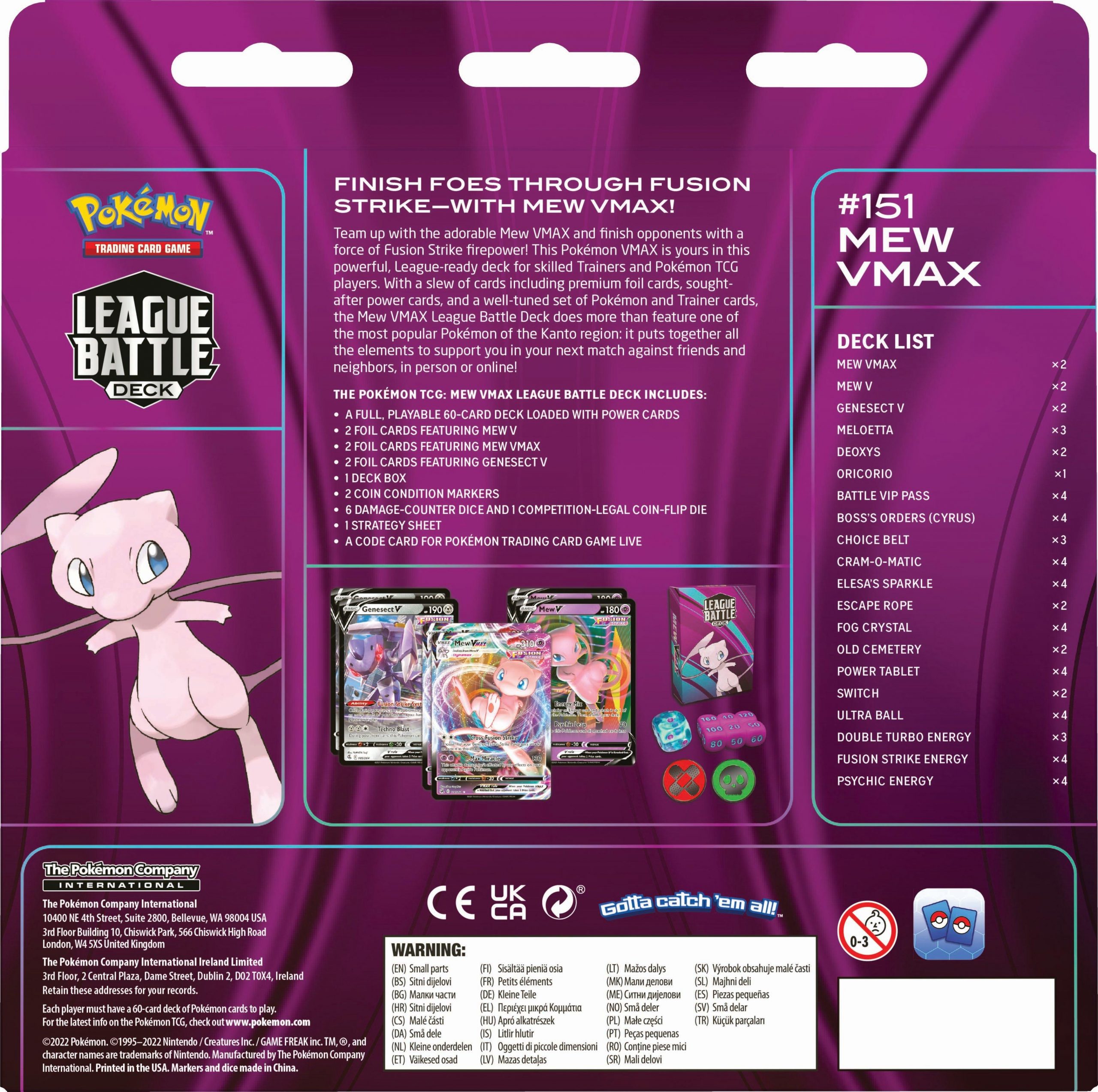 Pokémon TCG: League Battle Deck (Origin Forme Palkia VSTAR)