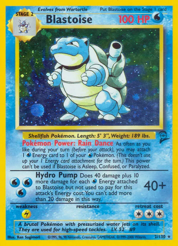 Carta Pokémon Blastoise foil Coleção Pokémon Go Rara