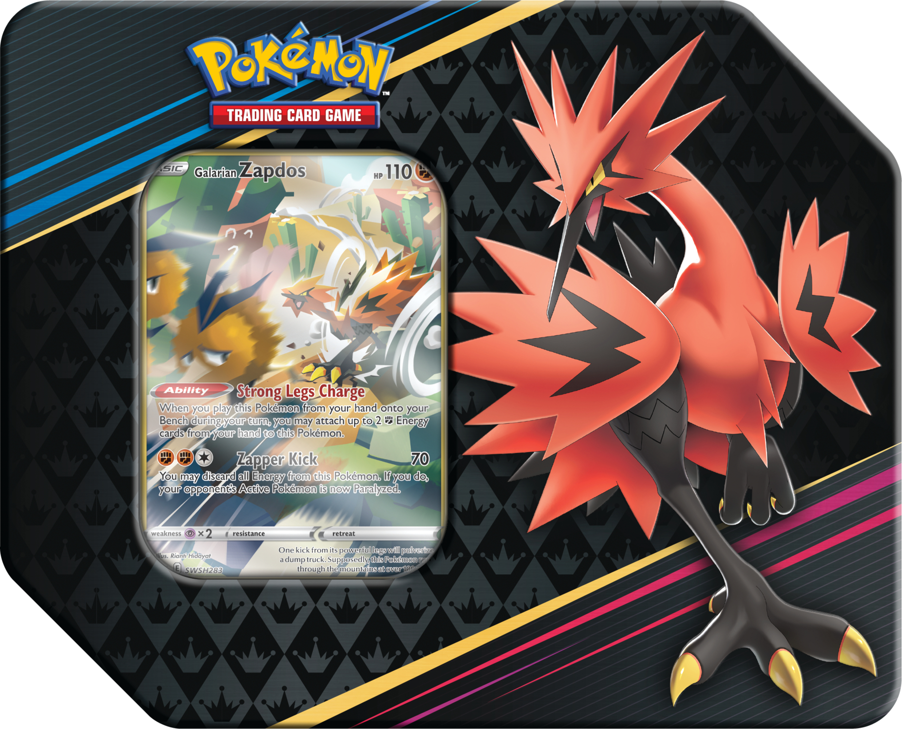 Carta Pokemon Zapdos De Galar Original Jap Vstar Universe