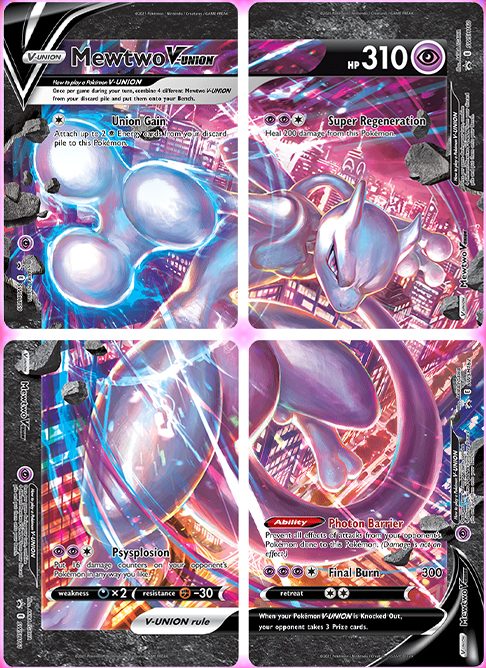 TCG Pokemon GO x Pokemon Card Game - #74 Mewtwo V