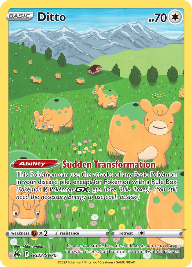 English Ditto from Crown Zenith Galarian Gallery Revealed! 