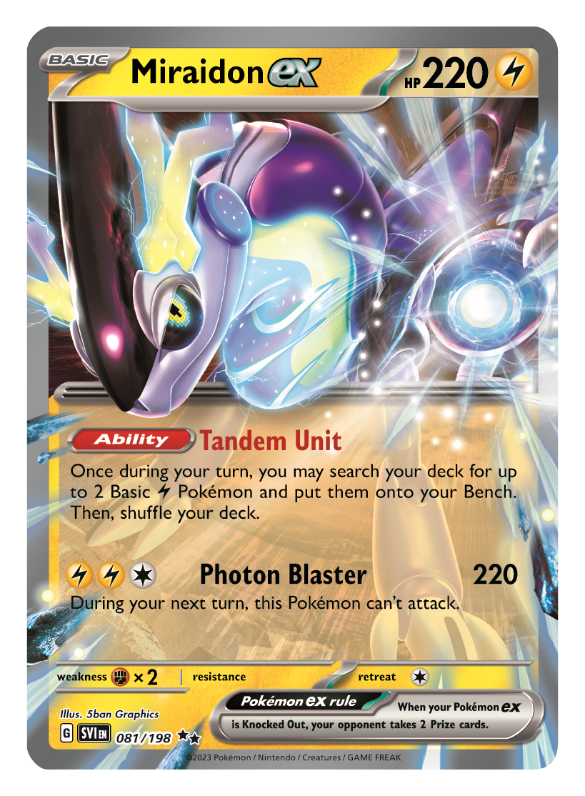 Pokemon TCG Reveals New Card Type for Pokemon Scarlet and Violet