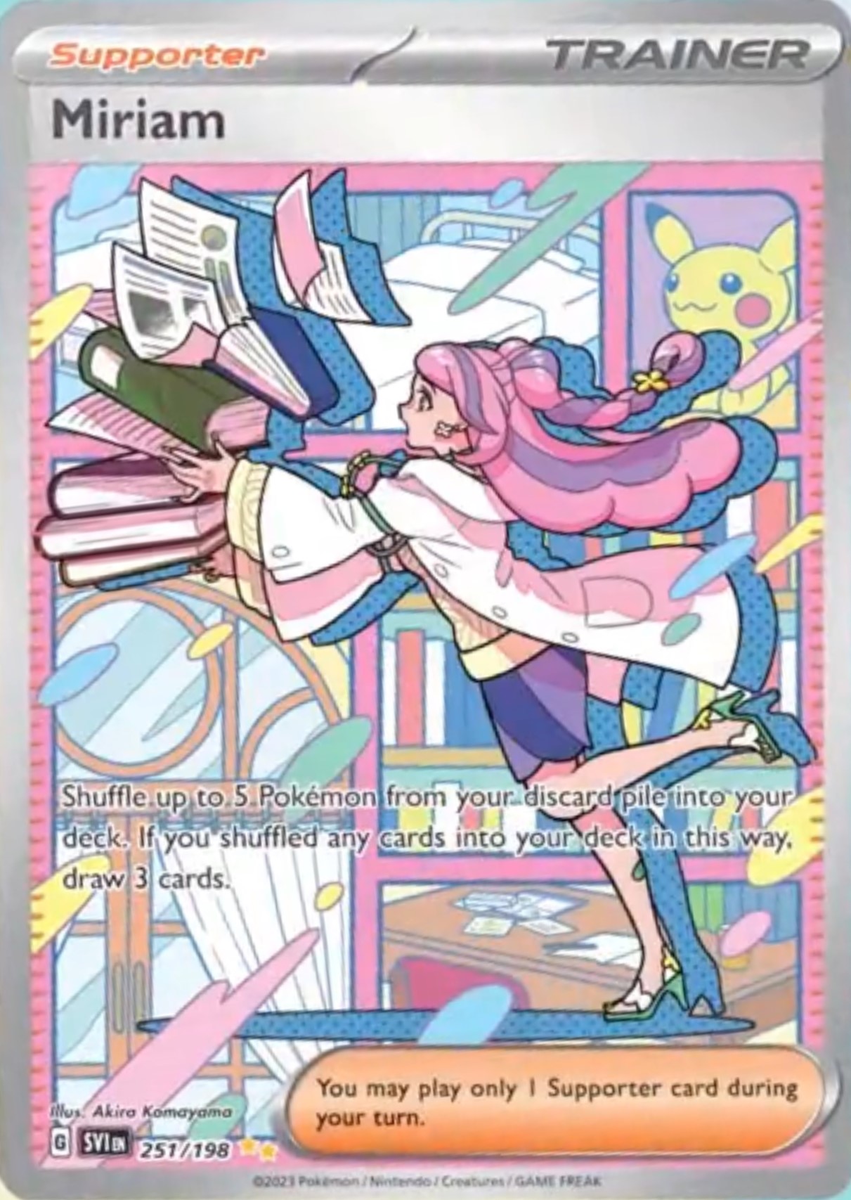 Miraidon ex 081/198 Pokemon TCG Scarlet Violet Rare Holo Box Fresh Card