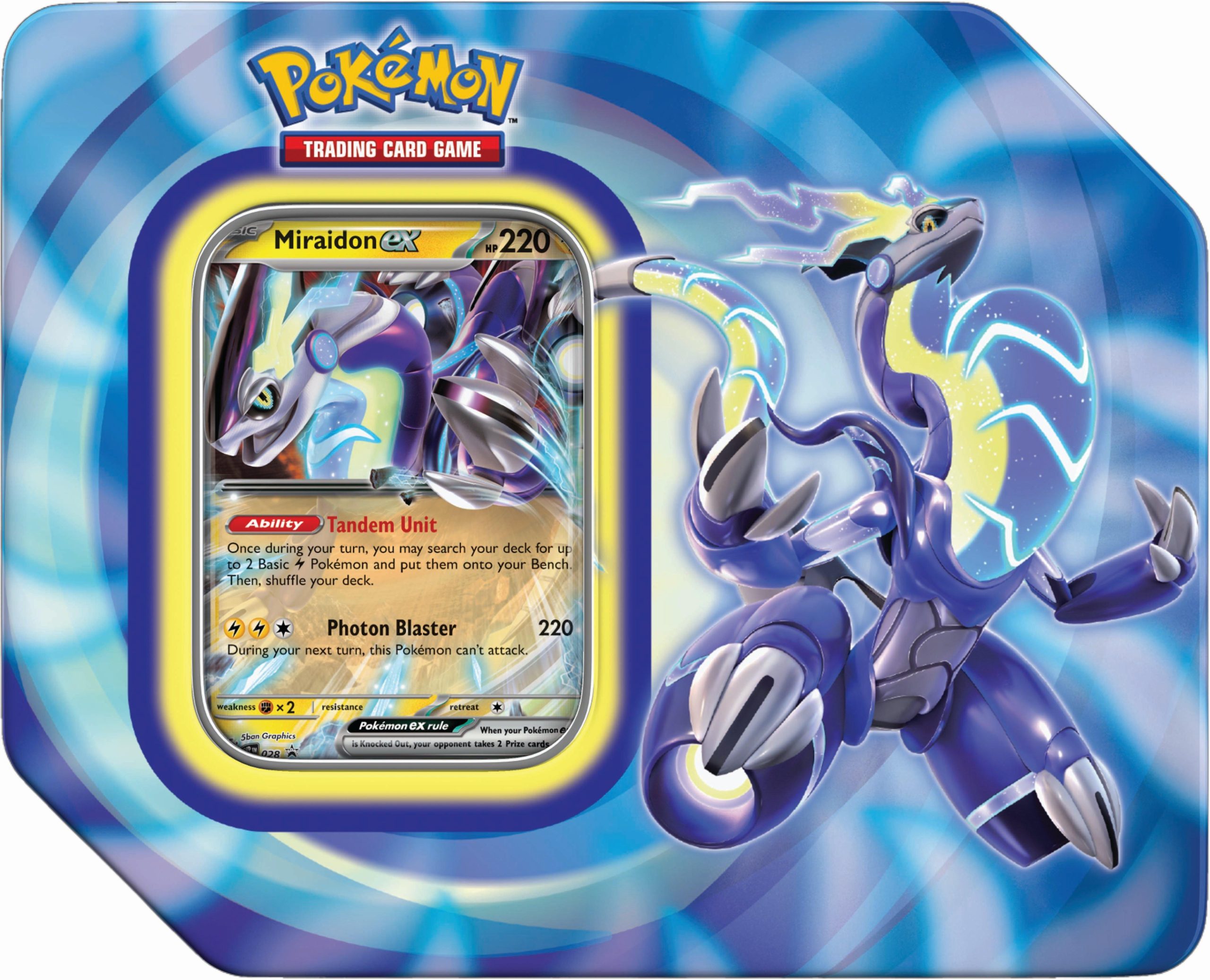 Pokémon TCG: Paldea Legends Koraidon ex / Miraidon ex Tin (Paldea