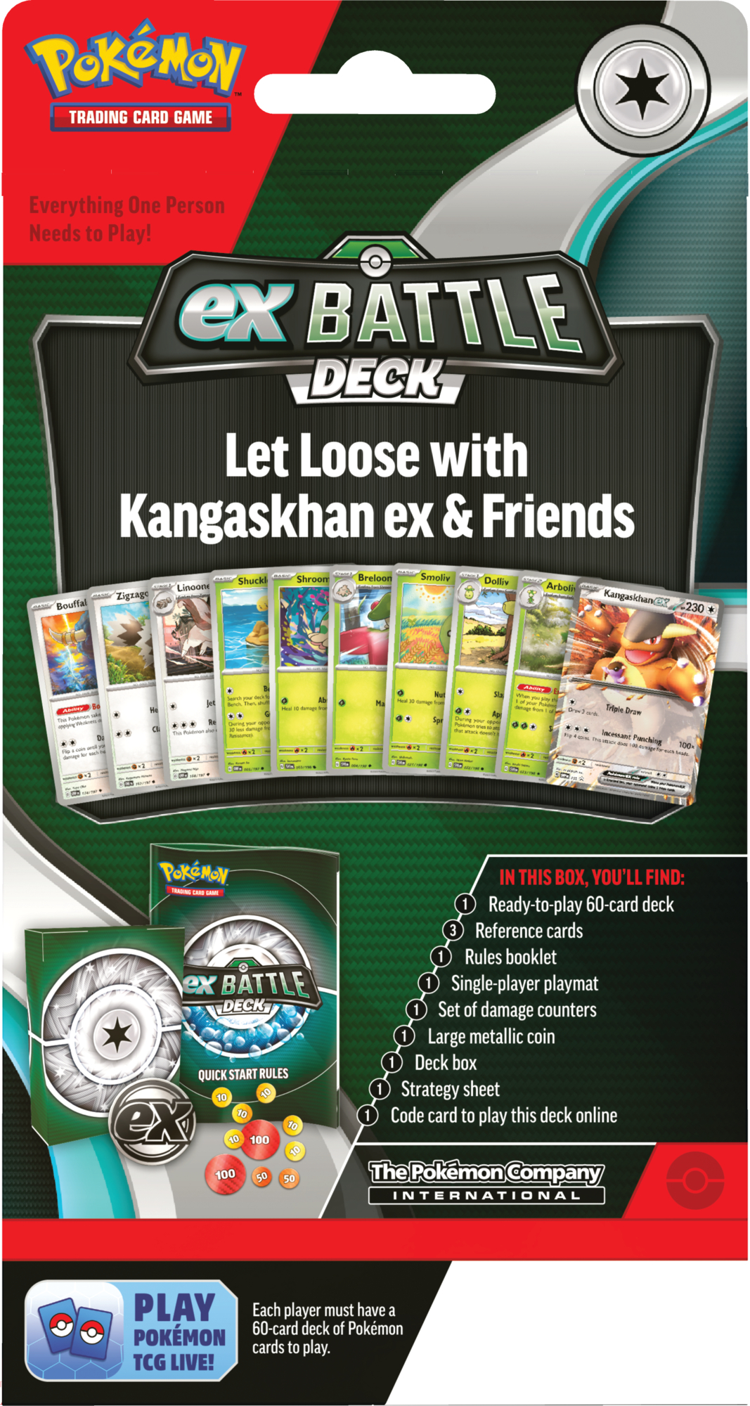 Pokémon TCG To Release Kangaskhan Ex Battle Deck