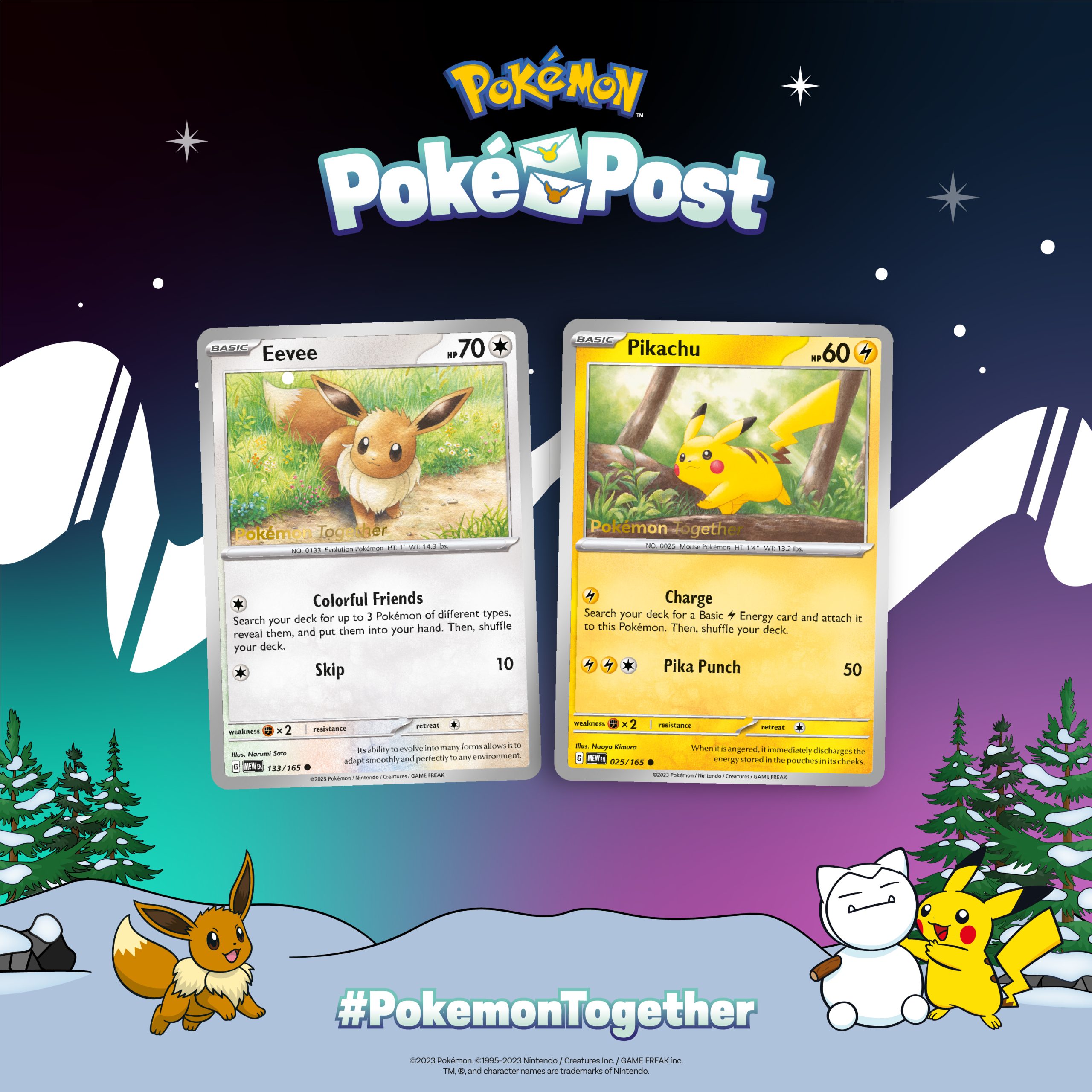 Special Pikachu and Eevee Pokemon Together Stamped Promos to Release at  European Pop-Ups! 