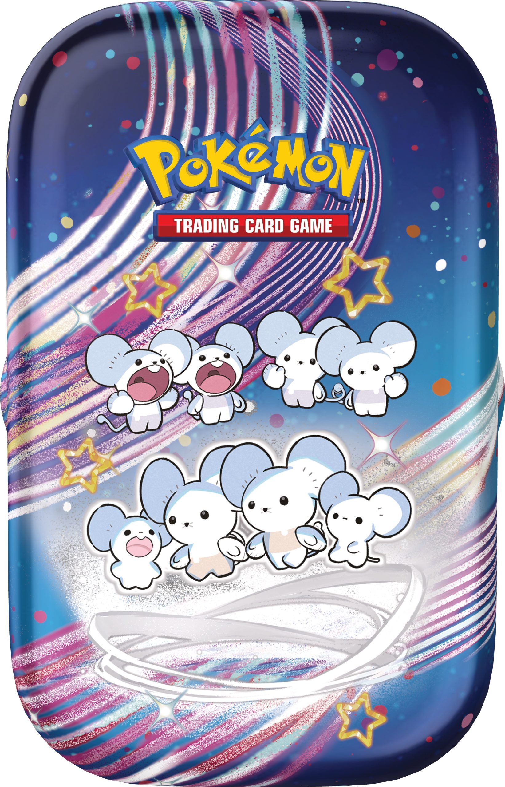 Pokemon TCG Scarlet Violet%E2%80%94Paldean Fates Mini Tin Maushold png jpgcopy scaled