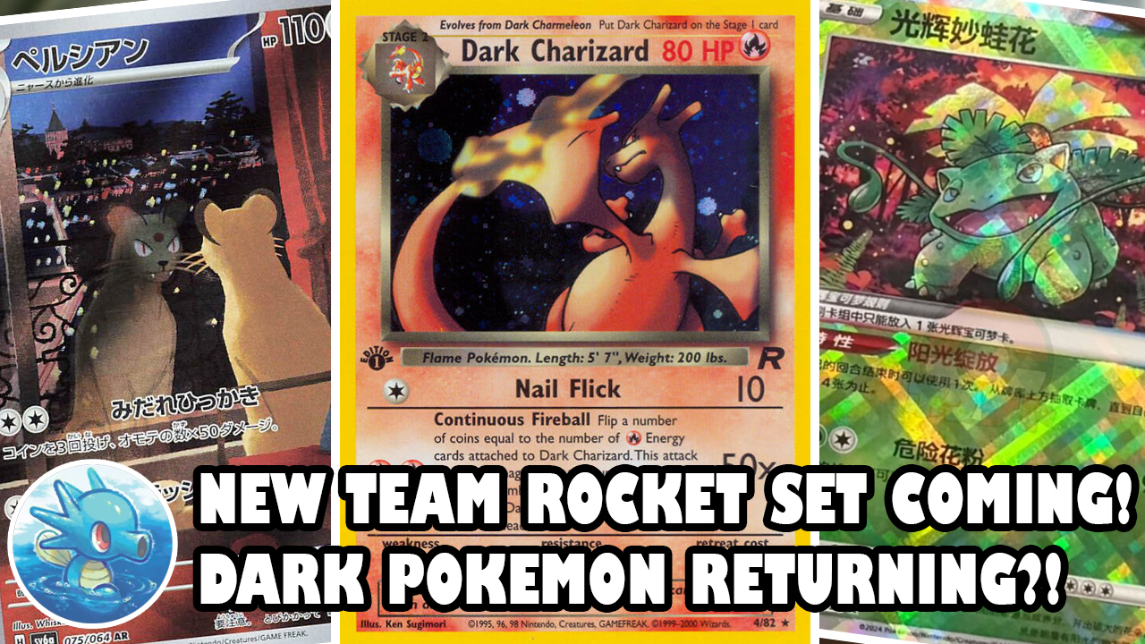 PokeBeach Podcast "The Glory of Team Rocket" and "Stellar Crown" Sets Coming! PokeBeach
